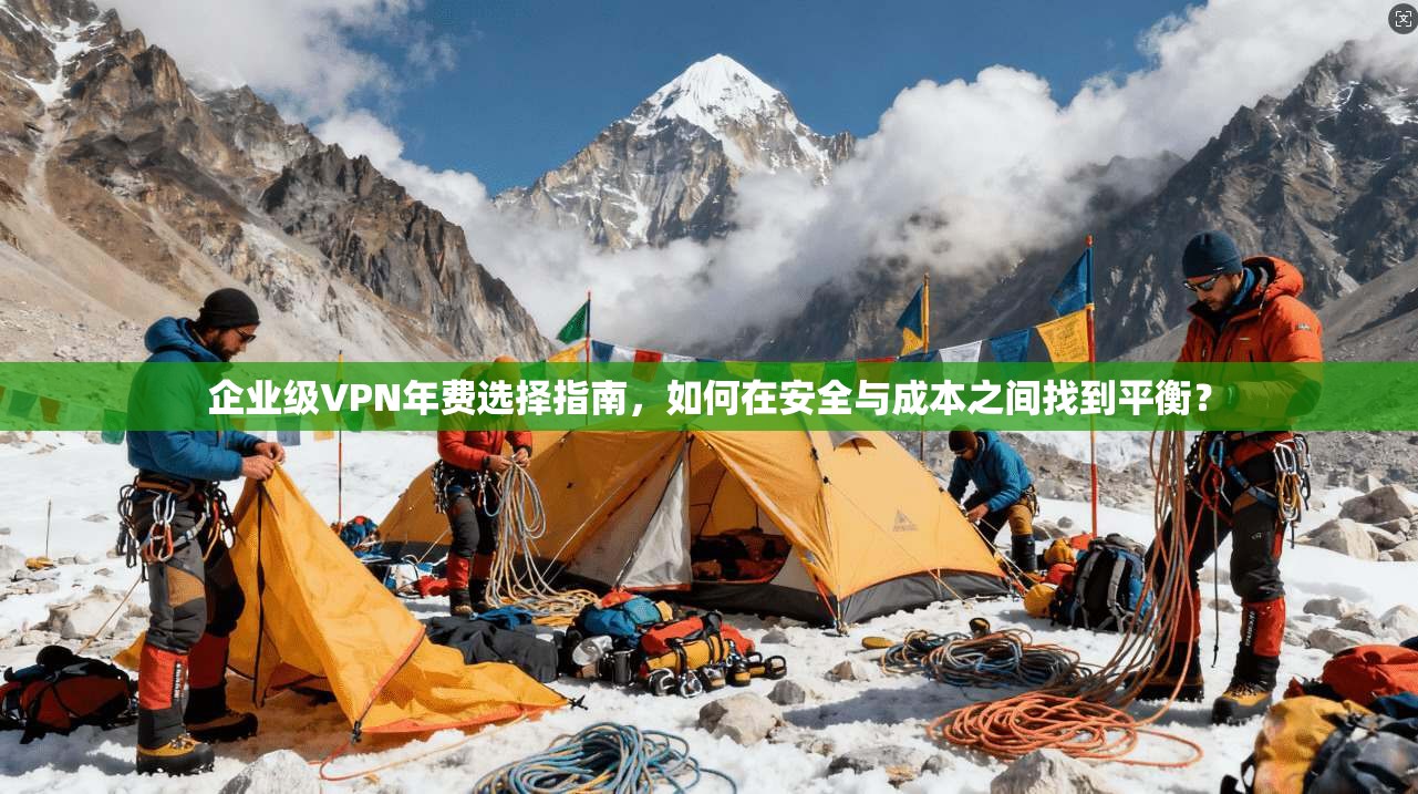 企业级VPN年费选择指南,如何在安全与成本之间找到平衡?