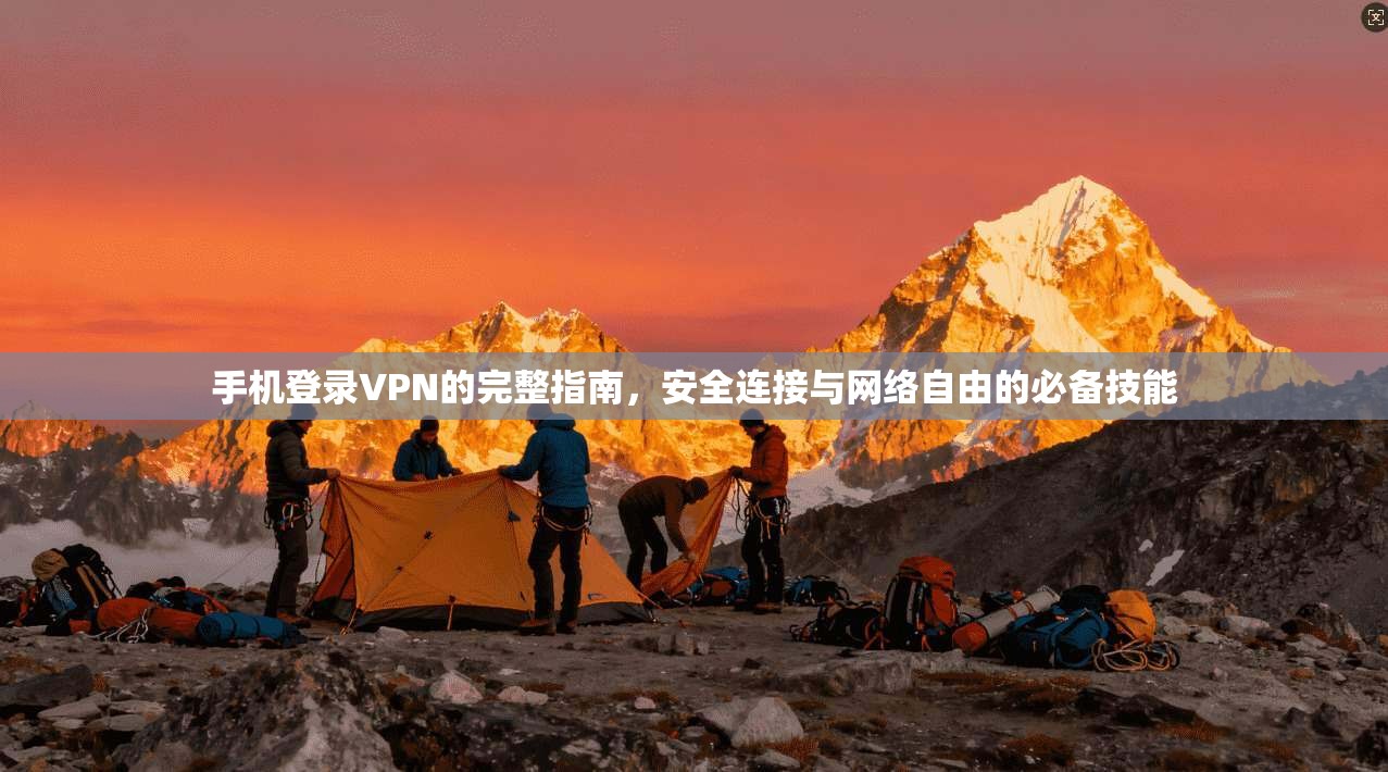手机登录VPN的完整指南，安全连接与网络自由的必备技能