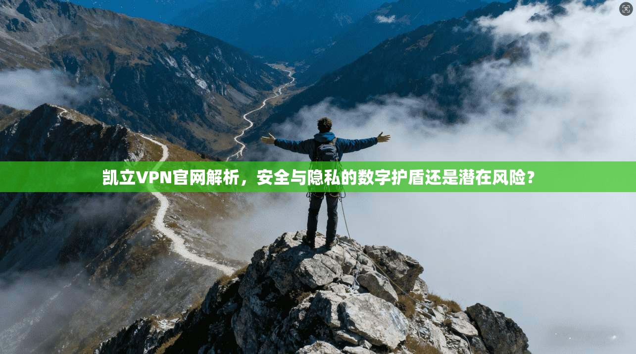 凯立VPN官网解析，安全与隐私的数字护盾还是潜在风险？