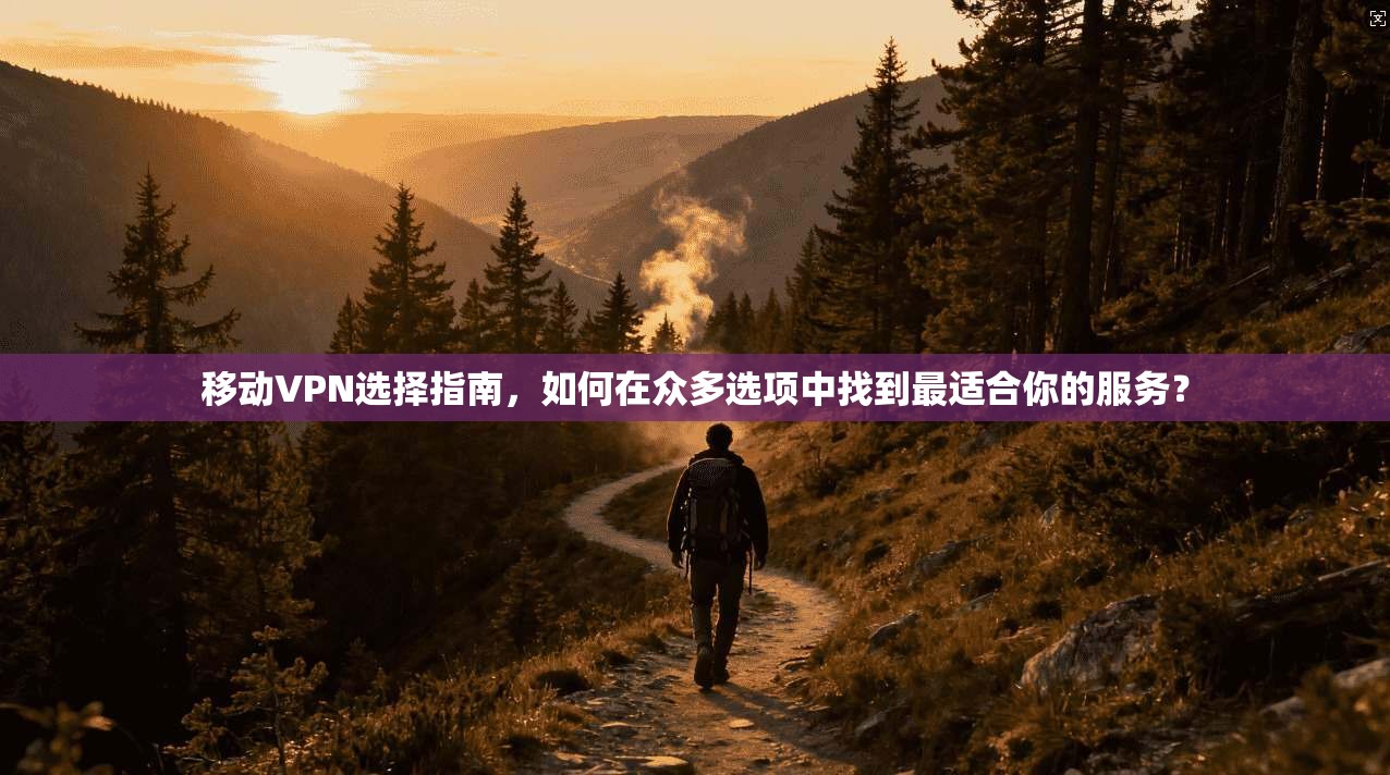 移动VPN选择指南，如何在众多选项中找到最适合你的服务？