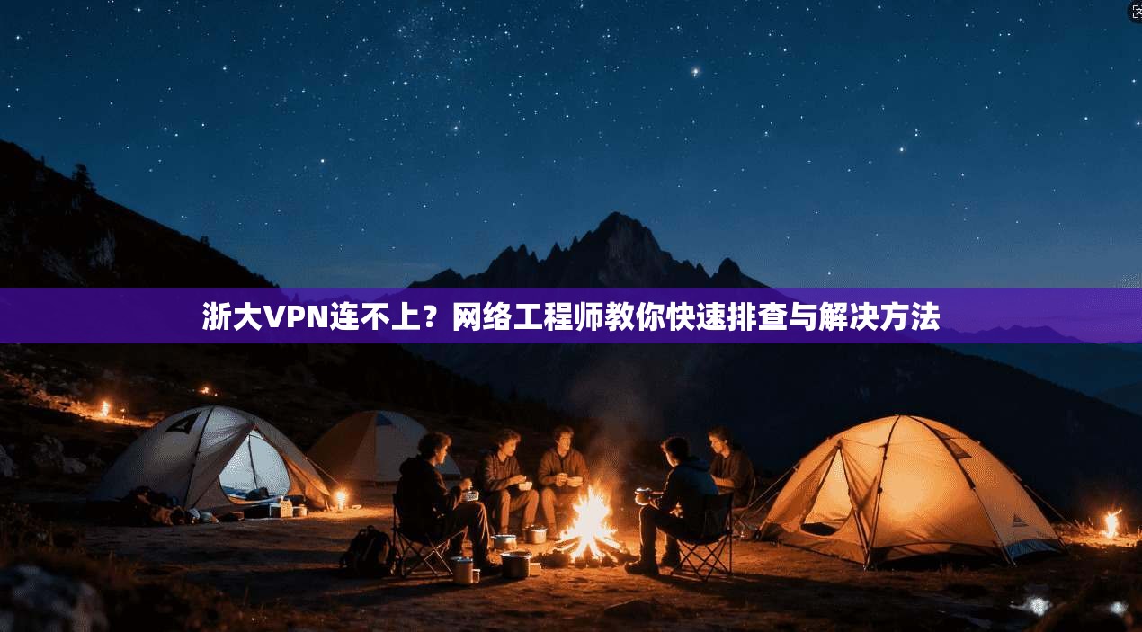 浙大VPN连不上？网络工程师教你快速排查与解决方法
