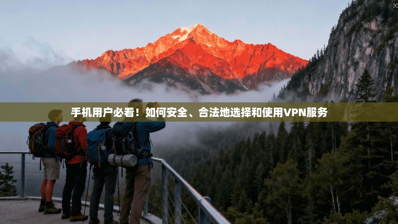 手机用户必看！如何安全、合法地选择和使用VPN服务