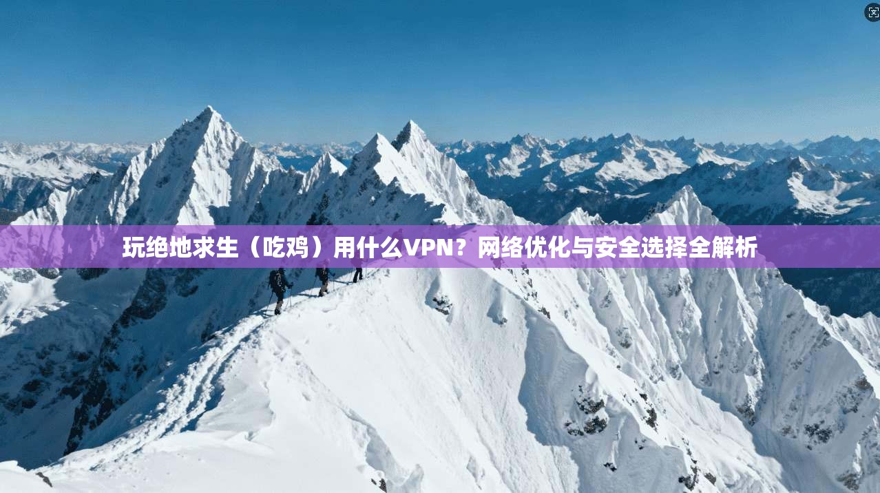 玩绝地求生（吃鸡）用什么VPN？网络优化与安全选择全解析