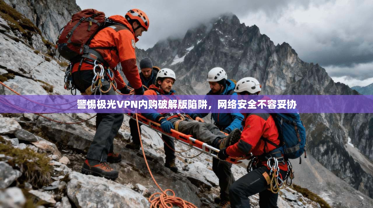 警惕极光VPN内购破解版陷阱，网络安全不容妥协