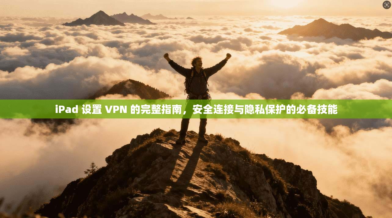 iPad 设置 VPN 的完整指南，安全连接与隐私保护的必备技能