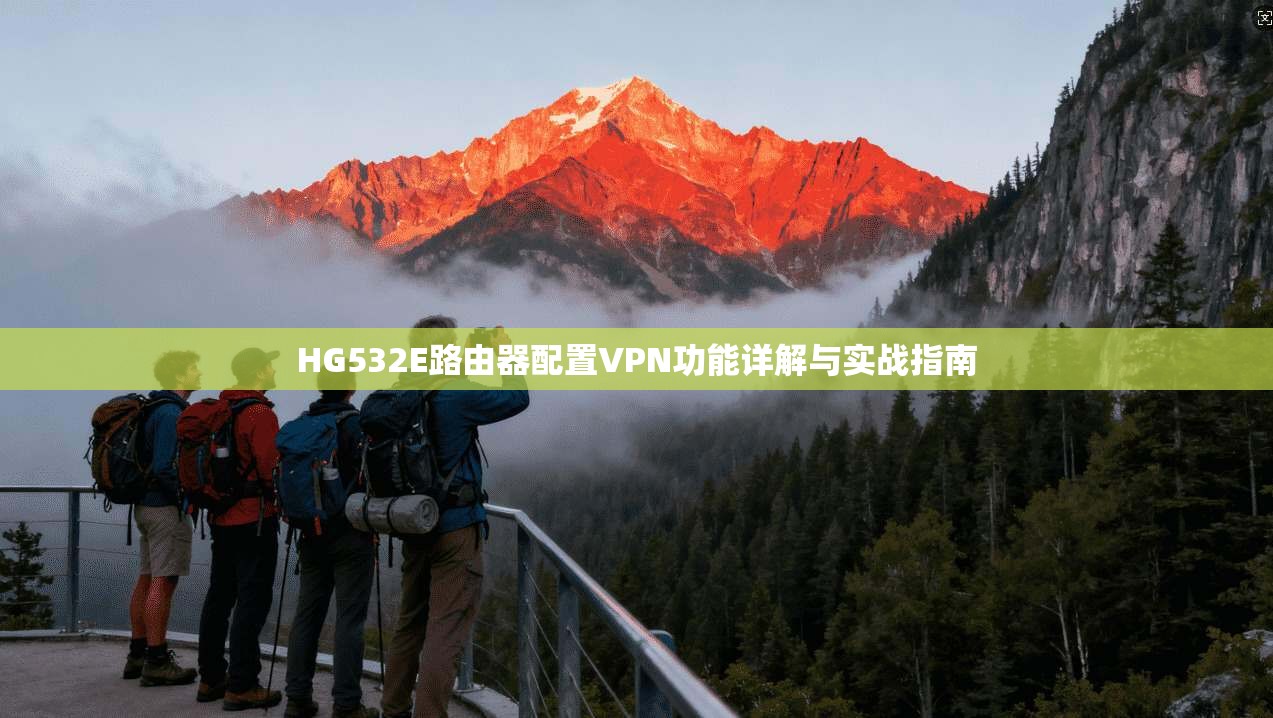 HG532E路由器配置VPN功能详解与实战指南 HG532E路由器配置VPN功能详解与实战指南