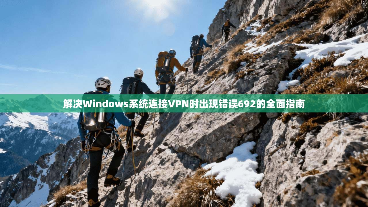 解决Windows系统连接VPN时出现错误692的全面指南