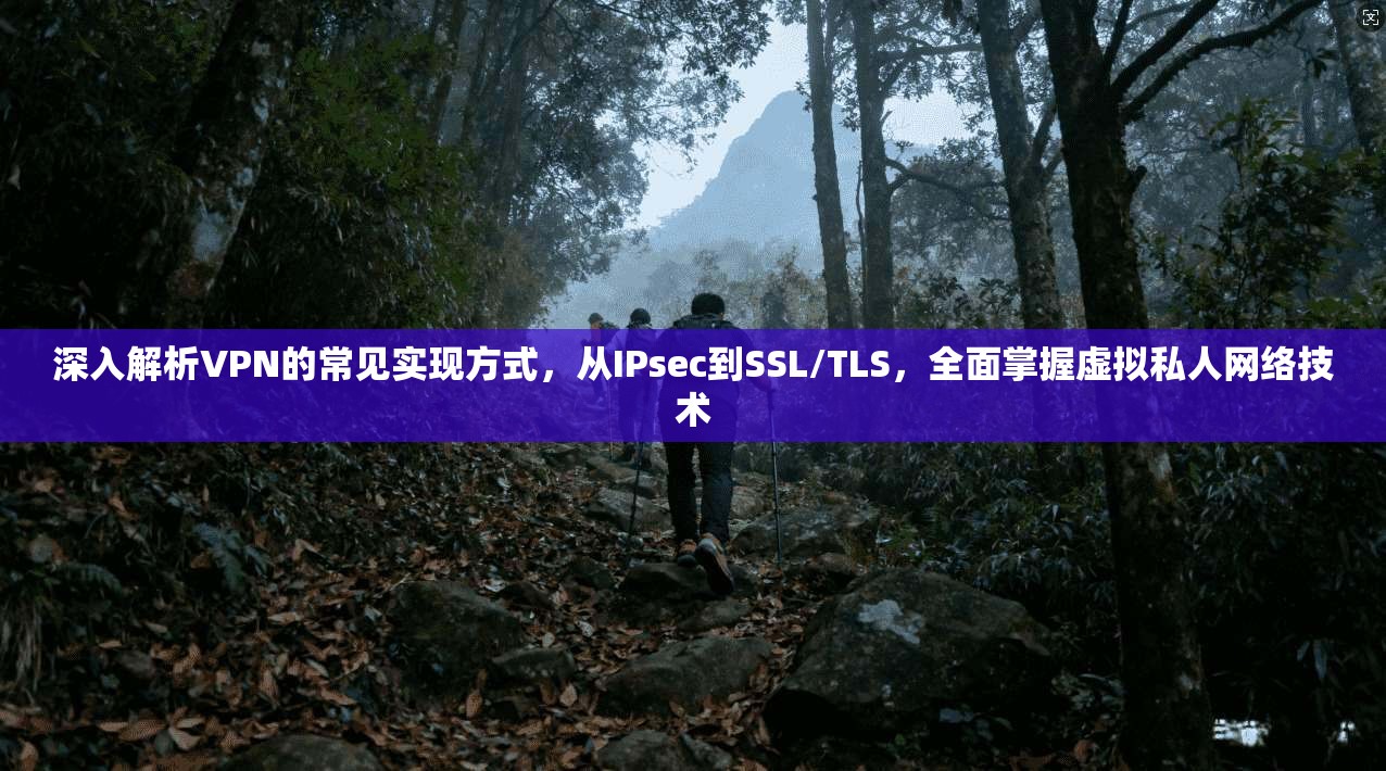 深入解析VPN的常见实现方式，从IPsec到SSL/TLS，全面掌握虚拟私人网络技术