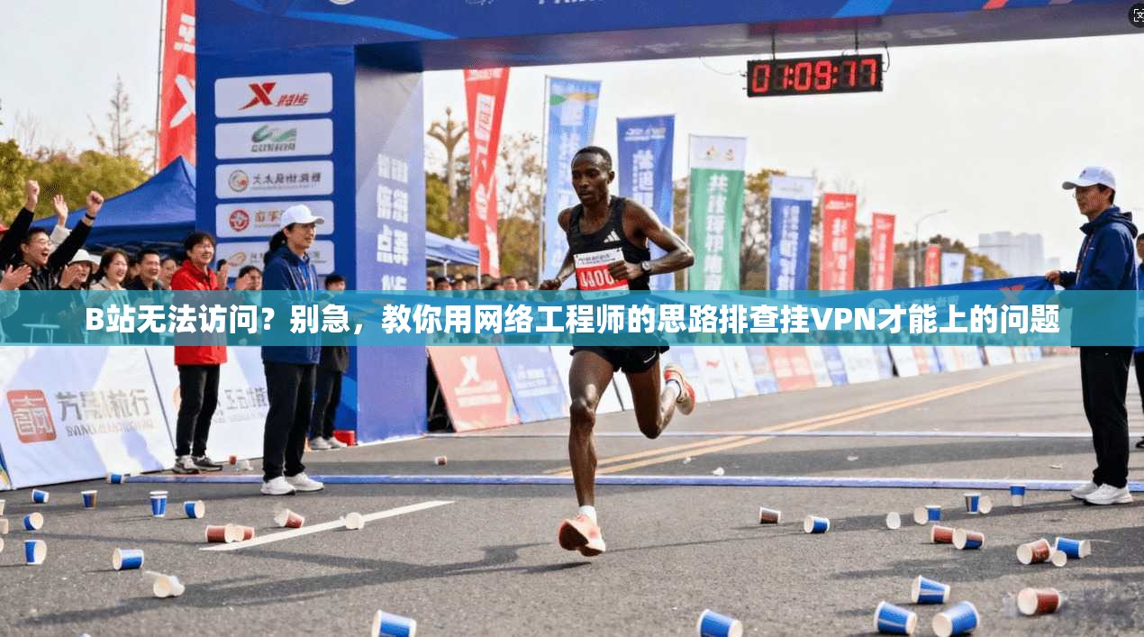 B站无法访问？别急，教你用网络工程师的思路排查挂VPN才能上的问题