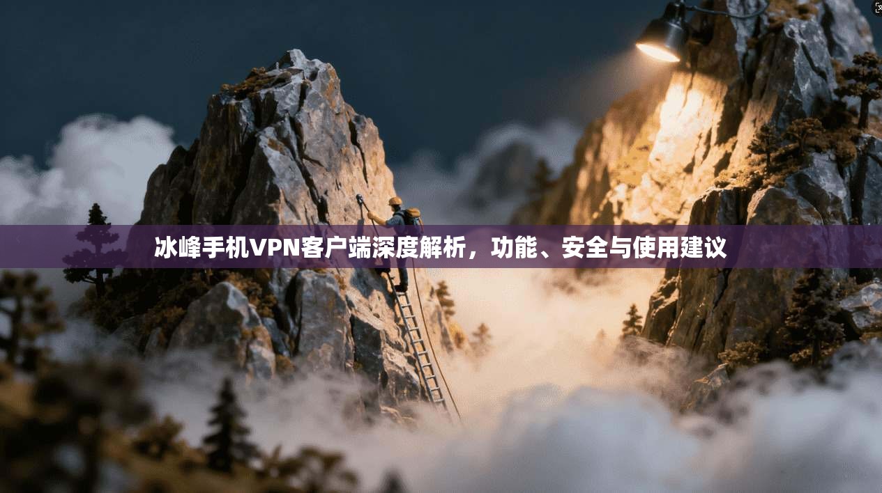 冰峰手机VPN客户端深度解析，功能、安全与使用建议