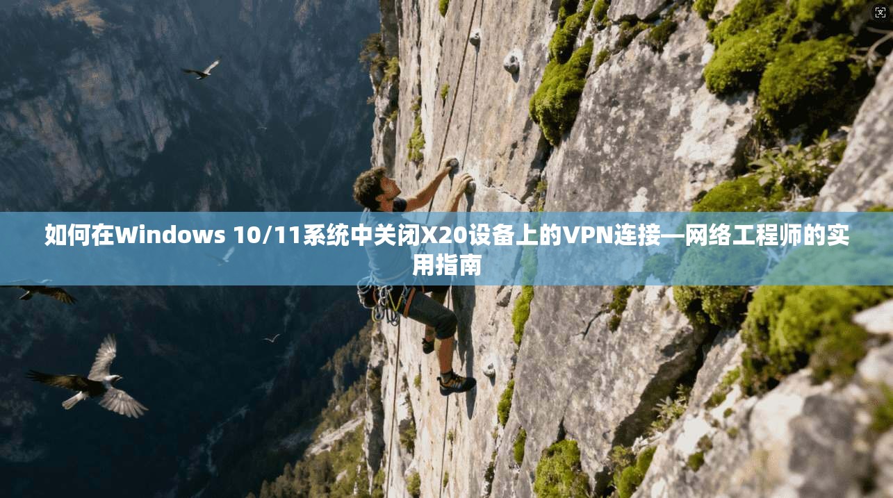 如何在Windows 10/11系统中关闭X20设备上的VPN连接—网络工程师的实用指南