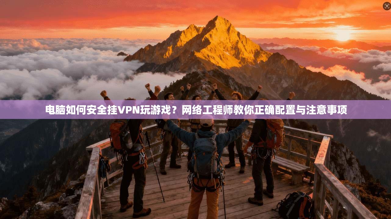 电脑如何安全挂VPN玩游戏？网络工程师教你正确配置与注意事项